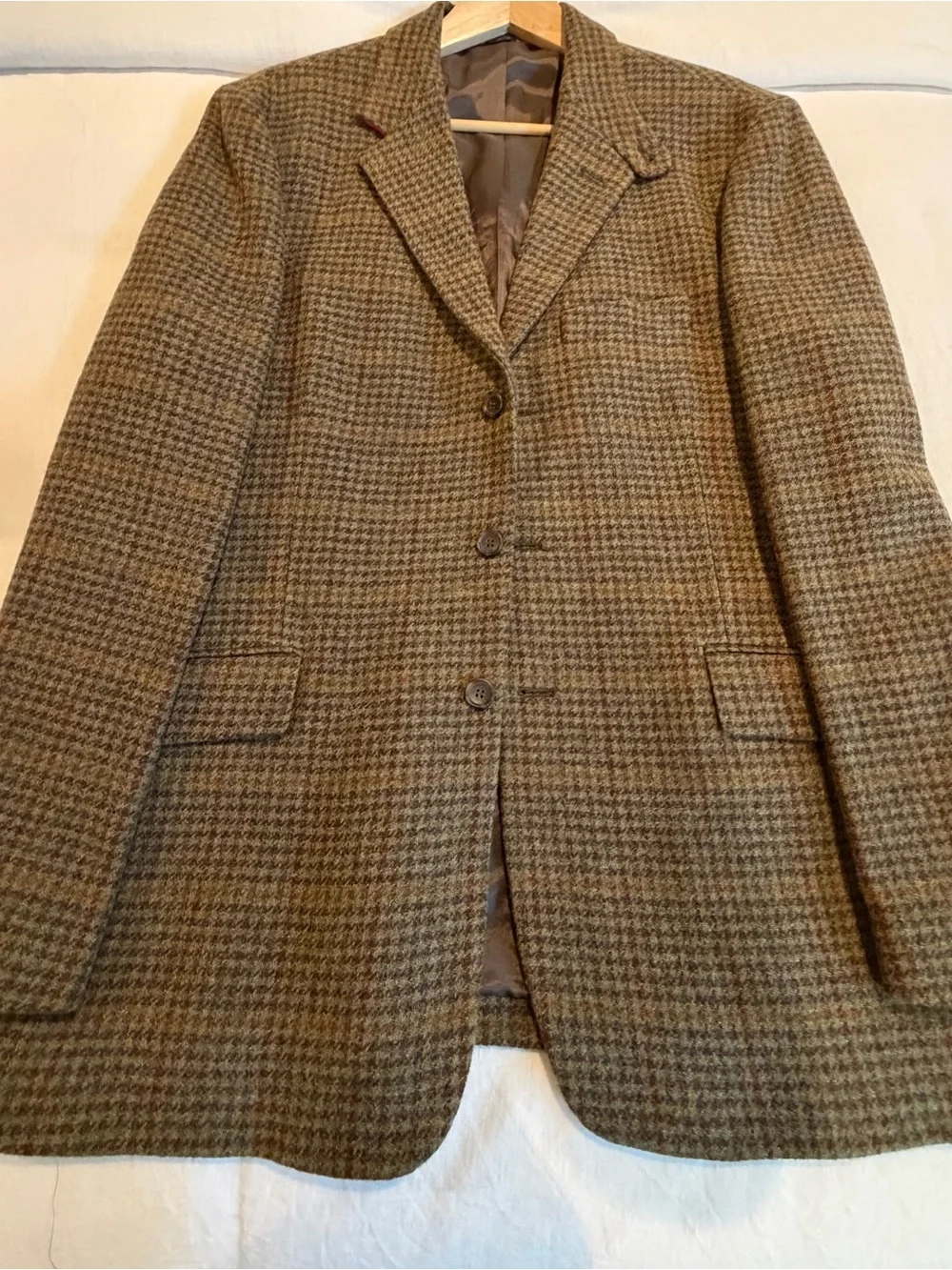 J. Crew Brown Houndstooth Sport Coat